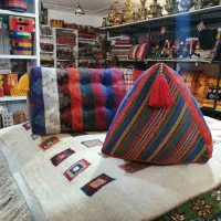 فروش انواع پشتی دستبافت قشقایی|گلیم، جاجیم، گبه|شیراز, شهرک امام حسین|دیوار