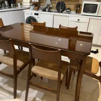 میزناهرخوری ۶ نفره چوب راش|میز و صندلی غذاخوری|پردیس, فاز ۸|دیوار