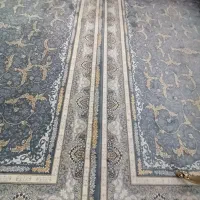 فرشی جذاب وبه روز رنگ طوسی در حد نو|فرش|همدان, |دیوار