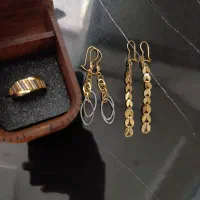 دو جفت گوشواره و یک انگشتر|جواهرات|تربت جام, شاد|دیوار