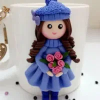 ماگ عروسکی فانتزی|صنایع دستی و سایر لوازم تزئینی|قائم‌شهر, |دیوار