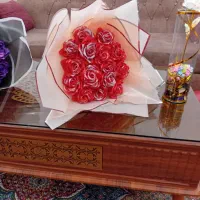 گل روبانی|گل مصنوعی|مشگین شهر, |دیوار