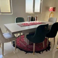میز نهارخوری ۶ نفره  میز تی وی   کتابخانه|میز و صندلی غذاخوری|کرج, باغستان|دیوار