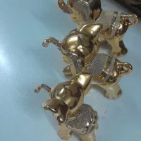 دومدل مجسمه طلایی|مجسمه، تندیس، ماکت|تهران, مسعودیه|دیوار