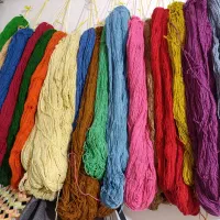 انواع نخو نقشه  ابریشم و کرکو پشم وفرش و گلیم بافی