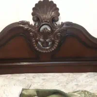 سرویس خواب دونفره چوب با تشک عالی|تخت و سرویس خواب|تهران, سید خندان (جلفا)|دیوار