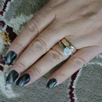 انگشتر نقره نگیندار 5گرم خورده ای فقط فروش