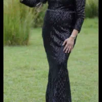 لباس مجلسی تمام پولک کاری شده نو