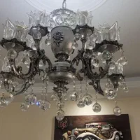 لوستر 10شاخه برنز