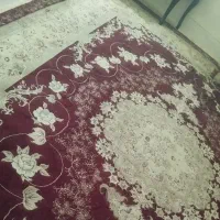 فرش گل قرمزی ۱۲متری