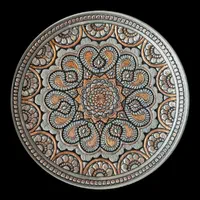 سینی قلم زنی ۳۰ سانتی|صنایع دستی و سایر لوازم تزئینی|اصفهان, هفتون|دیوار