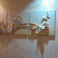 تابلو برجسته|تابلو، نقاشی، عکس|تهران, امام زاده حسن|دیوار