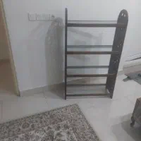 میز دکوری چوب و تی سطلی