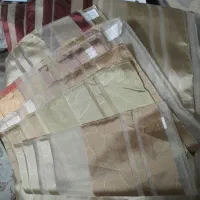 تکه پارچه های حریر پرده و..|پرده، رانر، رومیزی|تهران, قناتکوثر|دیوار