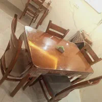 میز نهارخوری و مبل  هفت نفره