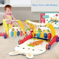 تشک بازی و واکر چندکاره نوزاد|اسباب و اثاث بچه|خمینی‌شهر, |دیوار