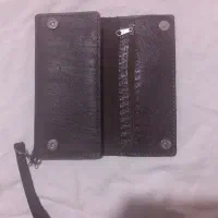 کیف‌چرم‌دستی‌جای‌کارت،پول،گوشی‌قهوه‌ای|کیف، کفش، کمربند|کرمانشاه, |دیوار