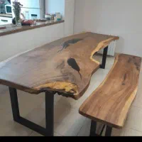 میز اسلب نیمکت چوبی صندلی تاشو