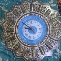 ساعت دیواری منبت کاری