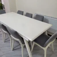 میز ناهار خوری ۸ نفره|میز و صندلی غذاخوری|تبریز, |دیوار