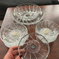 ظروف کریستال اصلا استفاده نشده فوری فروشی