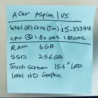 لپ تاپ acer v5 رم ۶ هارد ssd تاچ اسکرین corei5|رایانه همراه|اردبیل, |دیوار