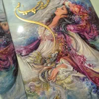 کتاب برگزیده آثار استاد فرشچیان تمام گلاسه|کتاب و مجله تاریخی|تهران, جنت‌آباد جنوبی|دیوار