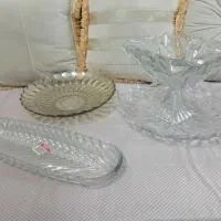 4 عدد ظرف شیشه ای