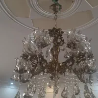 یک جفت لوستر برنز|لوستر و چراغ آویز|اراک, |دیوار