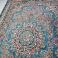 ۲ عدد فرش ۹ متری فیروزه ا ی
