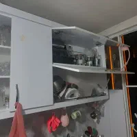 کابینت جفت۳طبقه و جاظرف وجاگازی کاملا نو نو