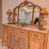 کنسول اینه تمام چوب راش