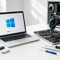 نصب ویندوز ( تعمیرات لپ‌تاپ و کامپیوتر در محل)