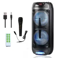 اسپیکرKTS1199 بلوتوثی شارژی قابل حمل بیس دار