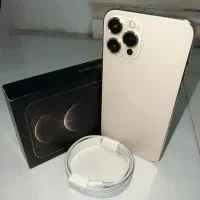 آیفون ۱۲ پرومکس GOLD ZA/A دو سیم رجیستر سری M تمیز