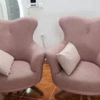 دو عدد صندلی گردان