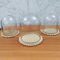 باکس شیشه ای چوبی مناسب شب یلدا و عروس نونو