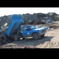 حمل خاک  نخاله  شن با نیسان کمپرسی  مصالح ساختمان