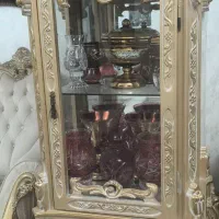 بوفه چوب راش|بوفه، ویترین، کنسول|کرمانشاه, |دیوار