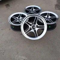 رینگ اسپرت پژو مدل 5پر بنزی برندSWسایز15درحد آکبند