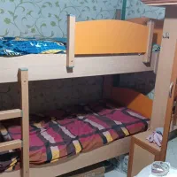 تخت دوطبقه تمام mdf جوان