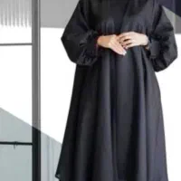 مانتو حریر مشکی