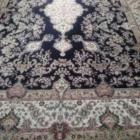 فرش ۱۲متری سرمه ای سالم