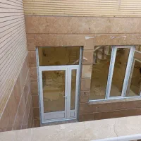 درب پنجره دوجدارهupvc توری پلیسه کشوی