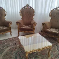 سرویس غذاخوری 8نفره و مبل استیل 7نفره|مبلمان خانگی و میز عسلی|چناران, |دیوار