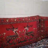 6عدد پشتی مخمل طرح گوزن