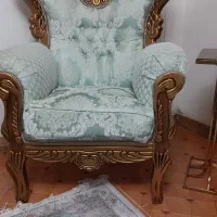 مبل ۷نفره سلطنتی در حد نو|مبلمان خانگی و میز عسلی|لاهیجان, گلستان|دیوار