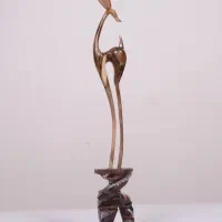 مجسمه چوبی /غزال چوبی|صنایع دستی و سایر لوازم تزئینی|تهران, آبشار تهران (دریاچه)|دیوار