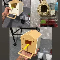 لونه لانه پرنده جاوا اصلی و حصیری دستباف طبیعی