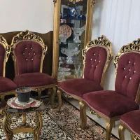 مبل ۷ نفره و و ناهار خوری ۸ نفره استیل|مبلمان خانگی و میز عسلی|قم, سعادتی|دیوار